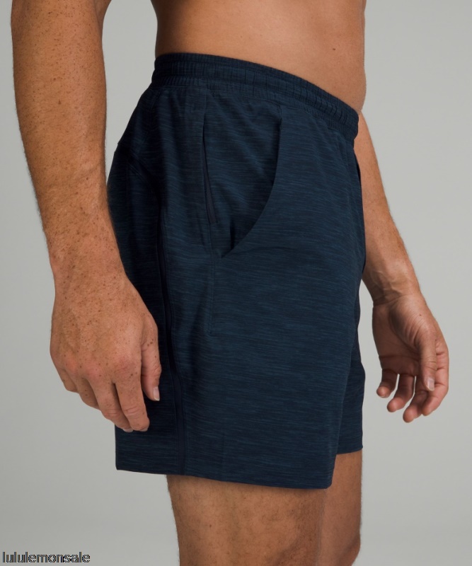 Lululemon Deutschland DELULU856 | Lululemon Deutschland Blue True Navy Pace Breaker Linerless Short 7